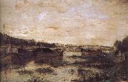 Berthe Morisot Bridge oil